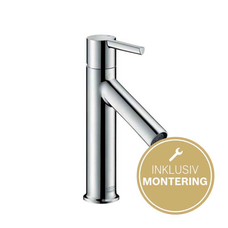 AXOR Starck 100 håndvaskarmatur m/bundventil, krom AXOR Starck 100 håndvaskarmatur m/bundventil, krom