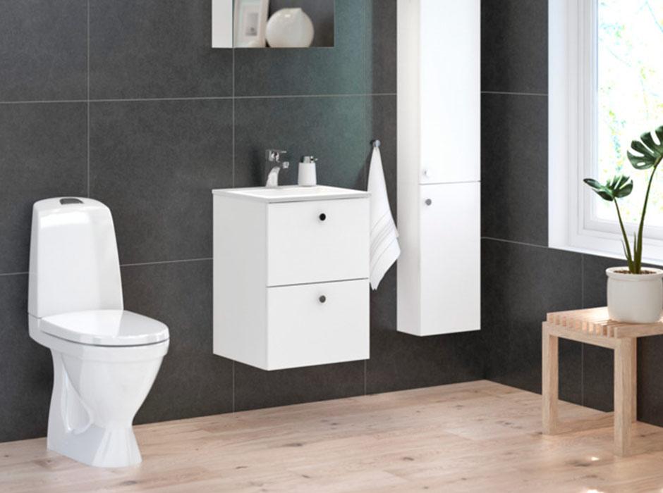 Gustavsberg gulvstående toilet - VVSPlus leverer og monterer Gustavsberg gulvstående toilet - VVSPlus leverer og monterer