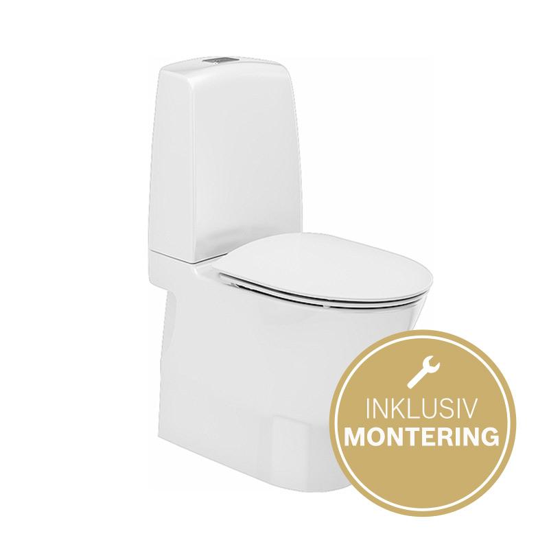 Ifö Spira Art toilet med limning, s-lås Ifö Spira Art toilet med limning, s-lås