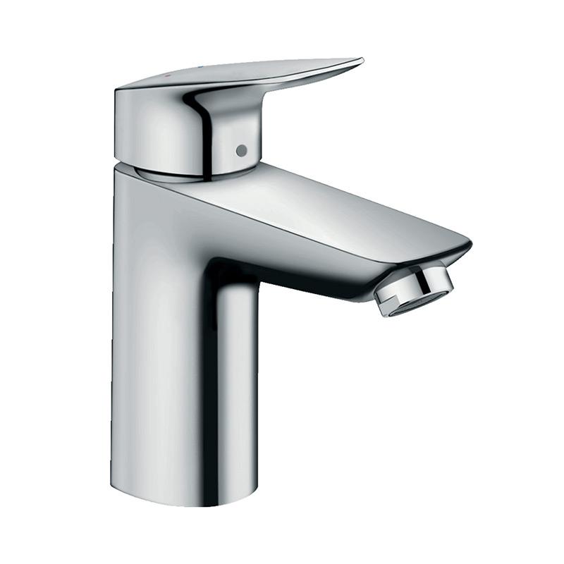 Hansgrohe Logis 100 håndvaskarmatur m/push up bundventil, krom Hansgrohe Logis 100 håndvaskarmatur m/push up bundventil, krom
