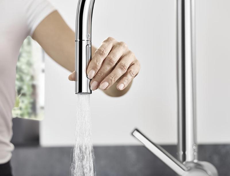 Hansgrohe Talis M54 køkkenarmatur m/udtrækstud, 2jet, krom Hansgrohe Talis M54 køkkenarmatur m/udtrækstud, 2jet, krom