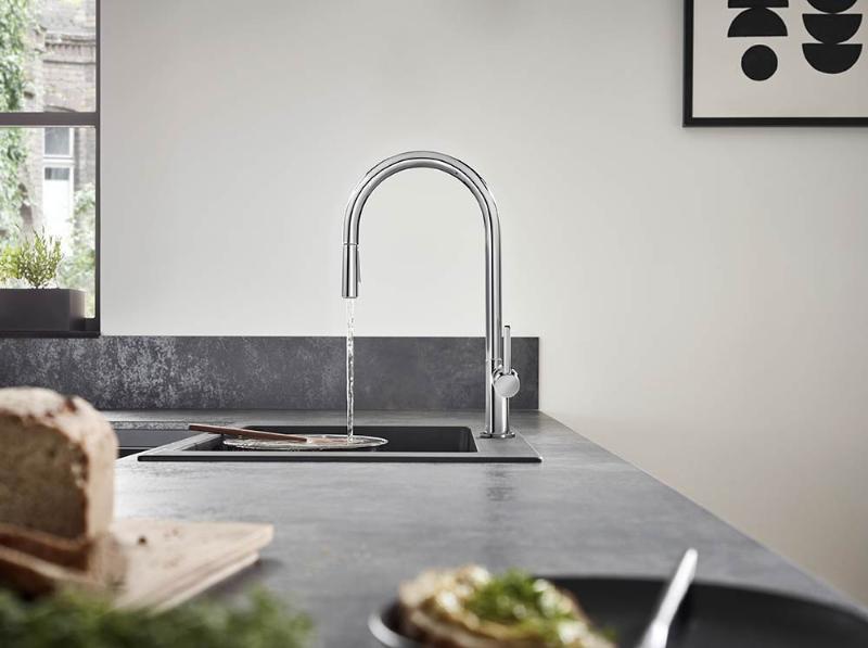 Hansgrohe Talis M54 køkkenarmatur m/udtrækstud, 2jet, krom Hansgrohe Talis M54 køkkenarmatur m/udtrækstud, 2jet, krom