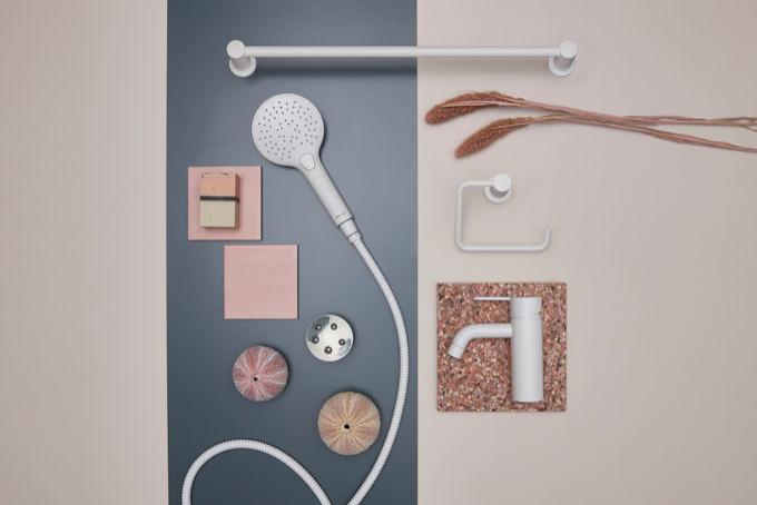 Damixa håndklædestang, dobbelt, Mat hvid Damixa håndklædestang, dobbelt, Mat hvid