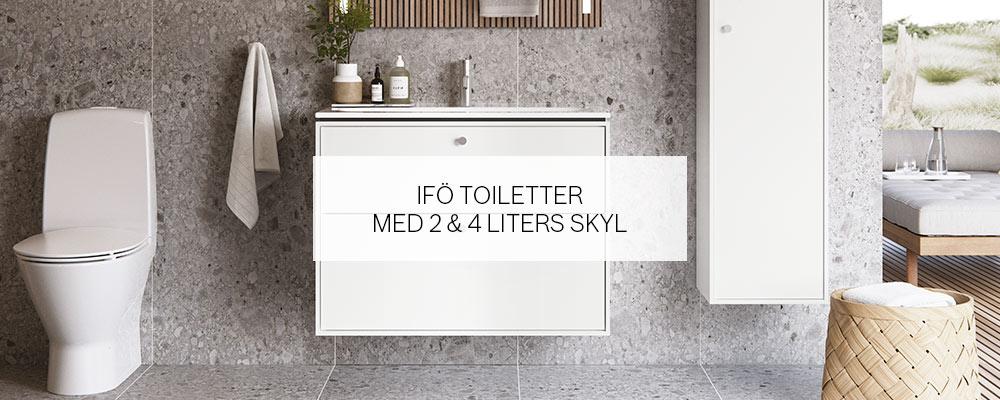 Køb toiletter med 2 og 4 liters skyl og spar penge på vandet Køb toiletter med 2 og 4 liters skyl og spar penge på vandet