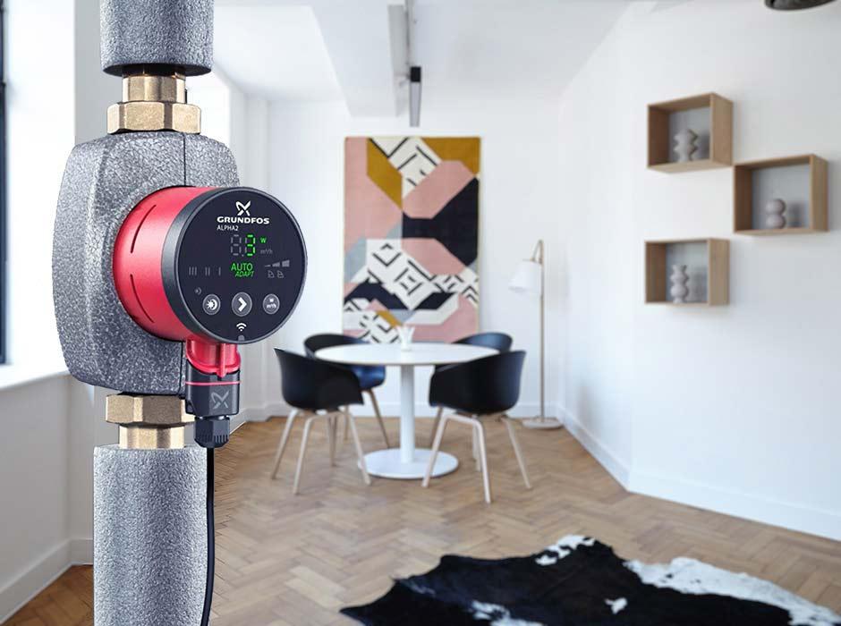 Grundfos cirkulationspumpe - VVSPlus leverer og monterer Grundfos cirkulationspumpe - VVSPlus leverer og monterer