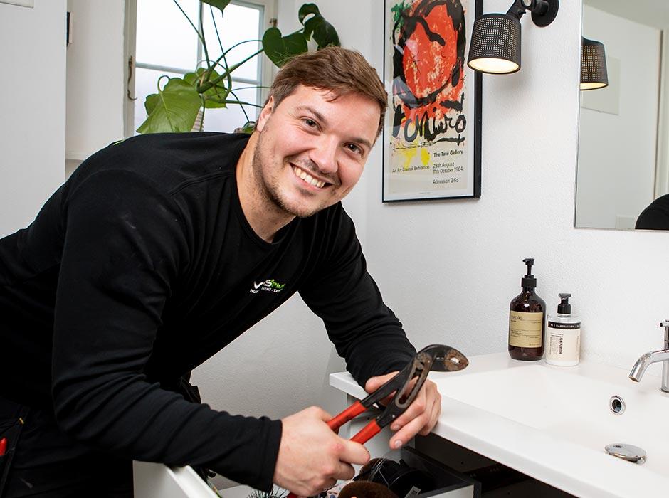 Bestil montering af badeværelsesmøbel hos VVSPlus Bestil montering af badeværelsesmøbel hos VVSPlus