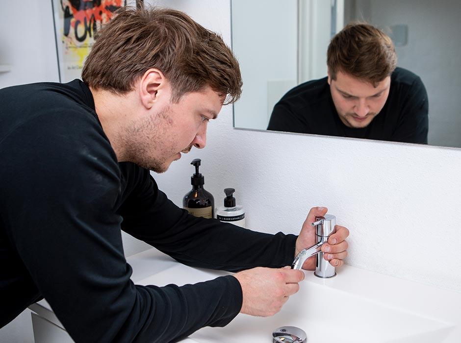 Bestil montering af håndvaskarmatur hos VVSPlus Bestil montering af håndvaskarmatur hos VVSPlus