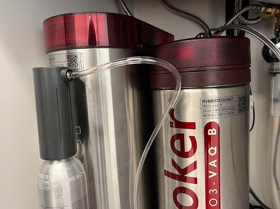 Montering af Quooker hos VVSPlus Montering af Quooker hos VVSPlus