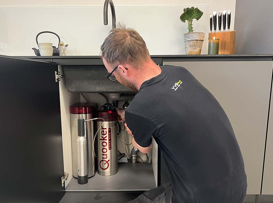 Montering af Quooker kan bestilles hos VVSPlus Montering af Quooker kan bestilles hos VVSPlus