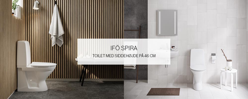 Ifö Spira højt toilet